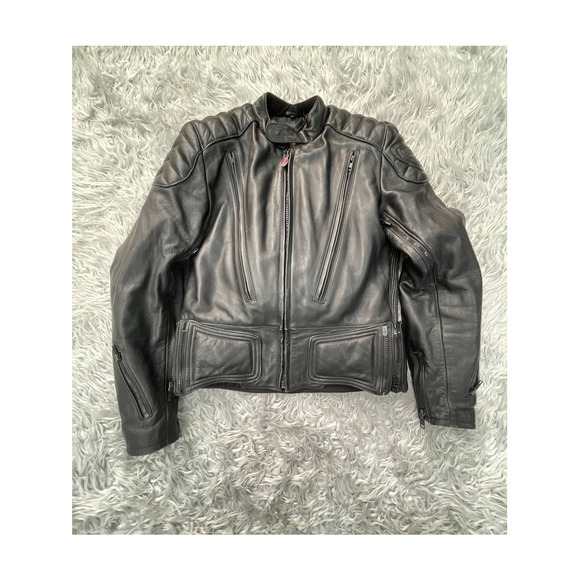 First Gear Jackets & Coats Firstgear Storm Pilot Leather Motorcycle